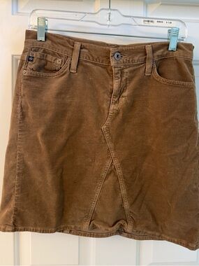 Adriano Goldschmidt Camel Colored Corduroy Skirt